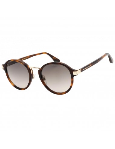 Marc Jacobs Unisex Sunglasses - Havana Gold Acetate Round Full Rim | 533/S 02IK HA Fin de série