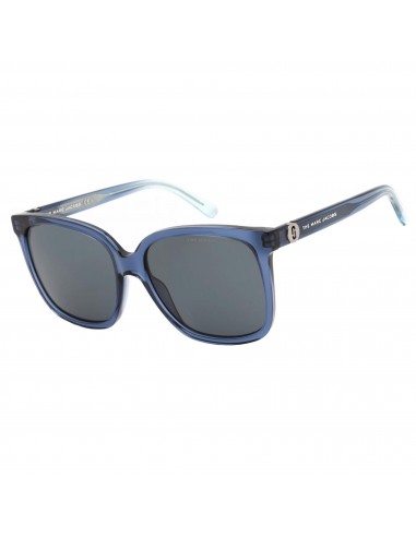 Marc Jacobs Women's Sunglasses - Blue Azure Plastic Full Rim Square | 582/S 0ZX9 IR Comparez et commandez 