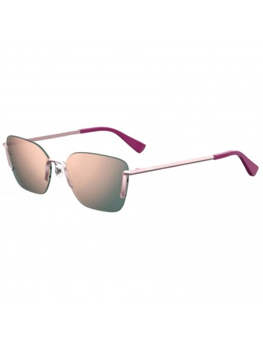 Moschino Women's Sunglasses - Pink Lens Rose Gold Metal Frame | MOS054/S 035J 0J ouvre sa boutique