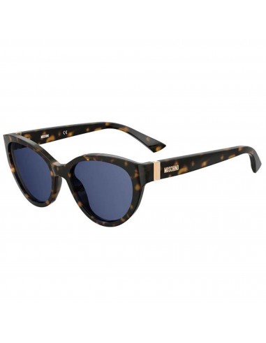 Moschino Women's Sunglasses - Blue Lens Dark Havana Acetate Frame | MOS065/S 0086 KU Par le système avancé 