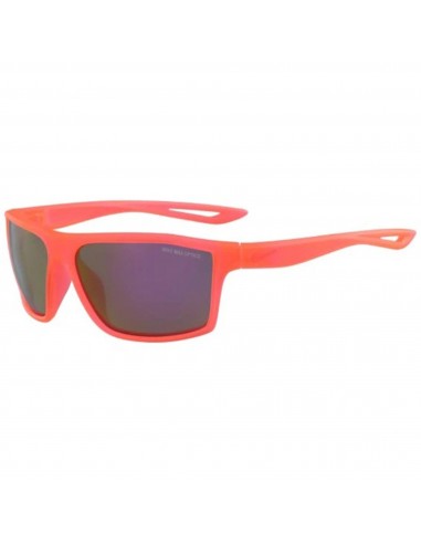 Nike Unisex Sunglasses - Gray Pink Flash Lens Acetate Rectangular Frame | (EV1062 566) du meilleur 