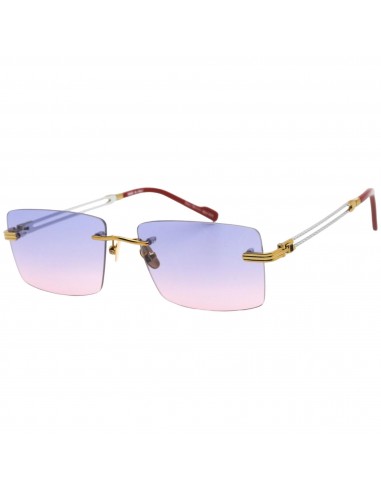 Porta Romana Unisex Sunglasses - Gradient Violet Lens Rectangular | Mod. 1010 100C Par le système avancé 