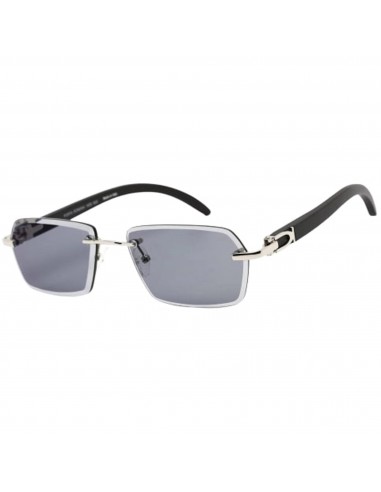 Porta Romana Unisex Sunglasses - Gray Lens Dood Grey and Silver Frame | 1955 600 pas cher