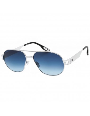 Porta Romana Men's Sunglasses - Blue Gradient Lens Aviator | PORTA ROMANA 501 Silver Découvrez la collection