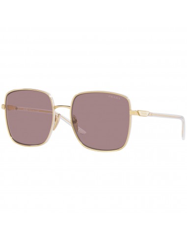 Prada Women's Sunglasses - Light Purple Brown Lens Square Shape | 0PR 55YS ZVN06I s'inspire de l'anatomie humaine