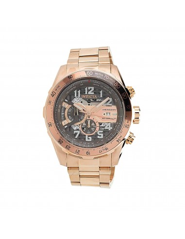 Invicta Men's Chronograph Watch - Aviator Charcoal and Rose Gold Dial Bracelet | 36676 Les êtres humains sont 