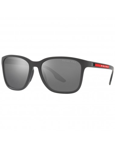 Prada Sport Men's Sunglasses - Linea Rossa Gray Rubber Square 0PS 02WS UFK07H Comment ça marche