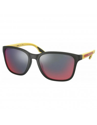 Prada Sport Men's Sunglasses - Linea Rossa Black Rubber/Yellow 0PS 02WS 08W08F une grave pollution 