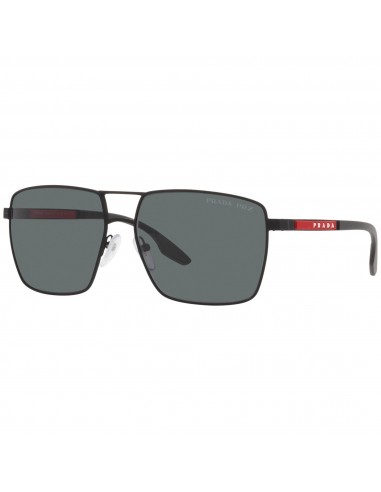 Prada Sport Men's Sunglasses - Linea Rossa Black Rubber Lens Frame 0PS 50WS DG002G 2 - 3 jours ouvrés.