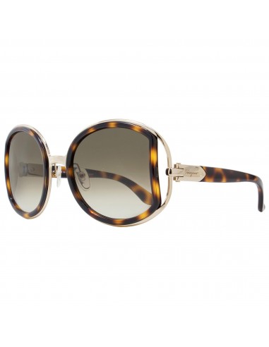 Salvatore Ferragamo Women's Sunglasses - Dark Tortoise and Gold Frame | SF719S 238 prix