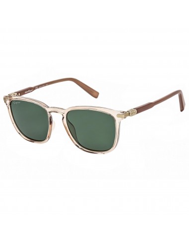 Salvatore Ferragamo Unisex Sunglasses - Green Gradient Lens Champagne | SF881S 690 Dans la société mordern