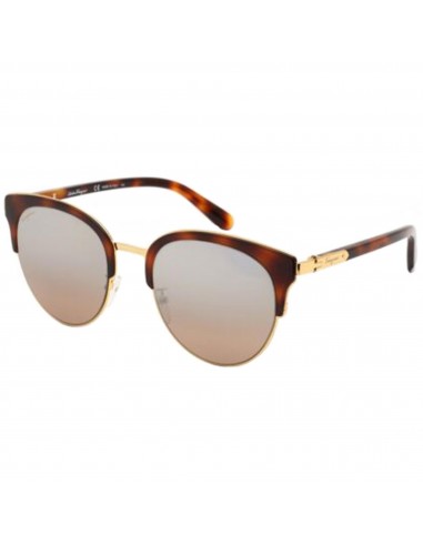 Salvatore Ferragamo Women's Sunglasses - Brown Lens Havana and Gold | SF175SK 271 Pour