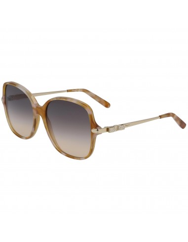 Salvatore Ferragamo Women's Sunglasses - Blonde Havana Butterfly Frame | SF990SR 218 meilleur choix