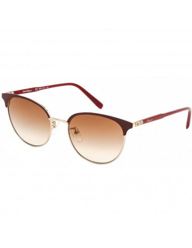 Salvatore Ferragamo Women's Sunglasses - Brown Gradient Lens Metal | SF2201S 744 Livraison rapide