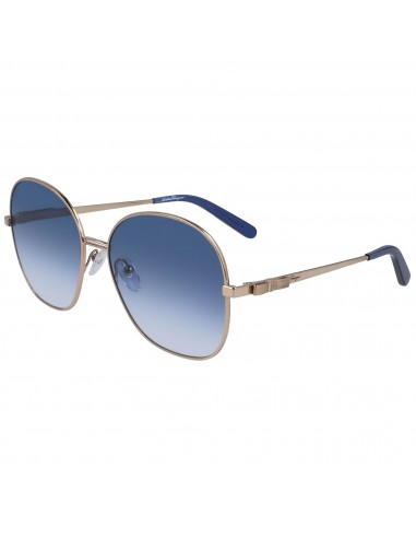 Salvatore Ferragamo Women's Sunglasses - Blue Gradient Lens Oval Frame | SF242S 783 est présent 