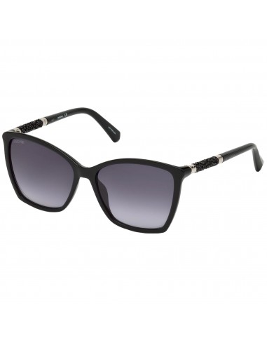 Swarovski Women's Sunglasses - Gradient Smoke Lens Shiny Black Frame | SK0148 01B offre 