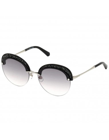 Swarovski Women's Sunglasses - Grey Gradient Lens Round Metal Frame | SK0256 16B Paris Déstockage Promo