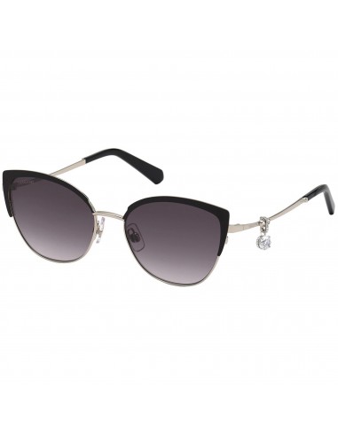 Swarovski Women's Sunglasses - Matte Black and Silver Cat Eye Frame | SK0318 02B sélection de produits