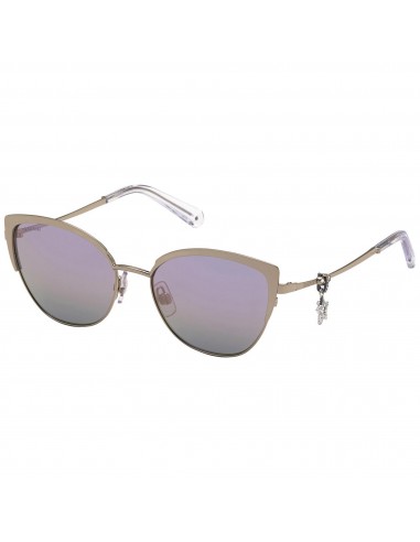 Swarovski Women's Sunglasses - Gradient Smoke Shiny Palladium Frame | SK0318 16Z en linge