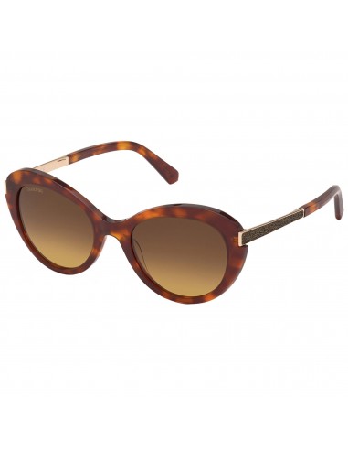 Swarovski Women's Sunglasses - Gradient Brown Lens Dark Havana Frame | SK0327 52F des créatures d'habitude