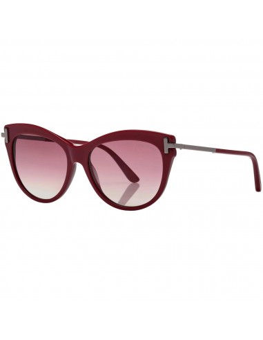 Tom Ford Women's Sunglasses - Kira Gradient Bordeaux Lens Cat Eye Frame | FT0821 69T acheter