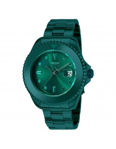 Invicta Women's Automatic Watch - Pro Diver Green Dial Rotating Bezel Bracelet | 38318 de technologie