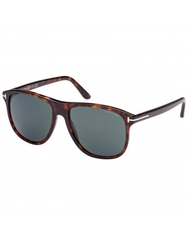 Tom Ford Men's Sunglasses - Joni Blue Lens Shiny Red Havana Square Frame | FT0905 54V Les êtres humains sont 