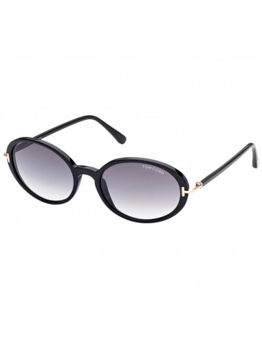 Tom Ford Men's Sunglasses - Raquel-02 Gradient Smoke Lens Shiny Black | FT0922 01B pas cher 