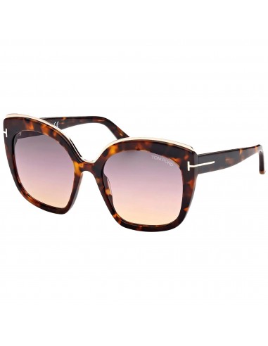 Tom Ford Women's Sunglasses - Chantalle Gradient Smoke Lens Dark Havana | FT0944 55B 2023