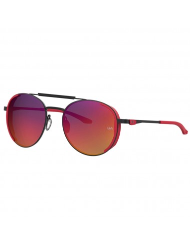 Under Armour Unisex Sunglasses - Matte Black and Orange Frame | UA 0008/G/S 0CAX MI pas cheres