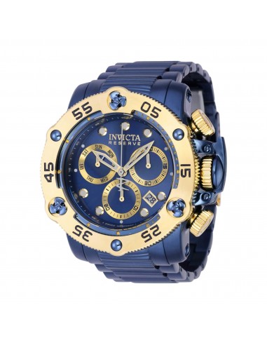 Invicta Men's Watch - Reserve Propeller Gold Tone and Blue Dial Bracelet | 38701 prix pour 