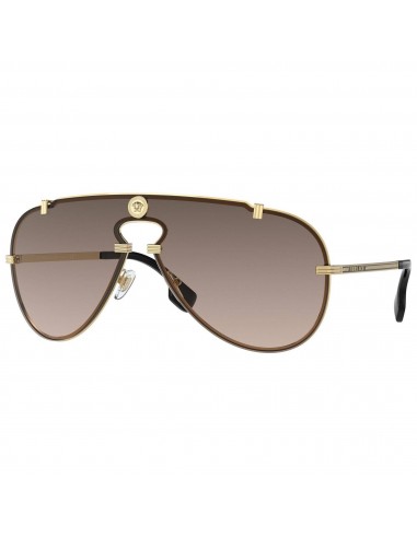 Versace Men's Sunglasses - Brown Gradient Lens Full-Rim Metal Frame | VE2243 100213 En savoir plus