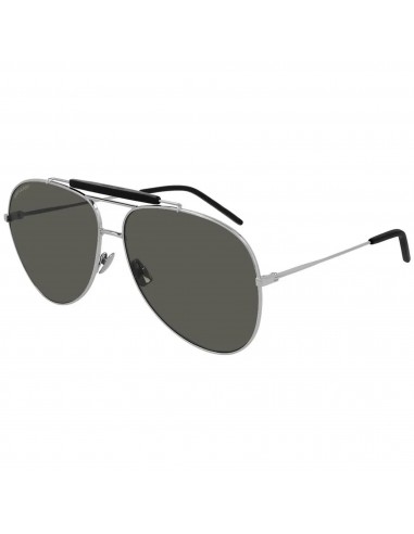 Yves Saint Laurent Unisex Sunglasses - Grey Lens Aviator Frame | CLASSIC 11 OVER 001 50% de réduction en Octobre 2024