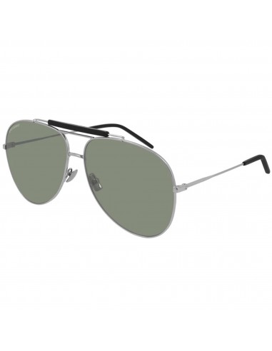 Yves Saint Laurent Unisex Sunglasses - Green Lens Aviator Frame | CLASSIC 11 OVER 005 hantent personnes