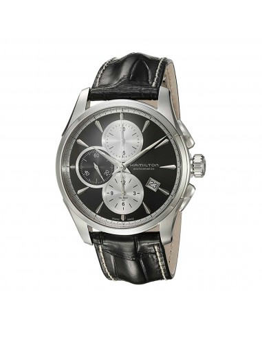 Hamilton Men's Watch - Jazzmaster Automatic Chronograph Date Black Strap | H32596781 une grave pollution 