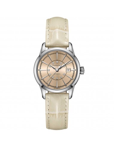 Hamilton Women's Watch - American Classic Railroad Diamond Beige Dial | H40405821 Pour