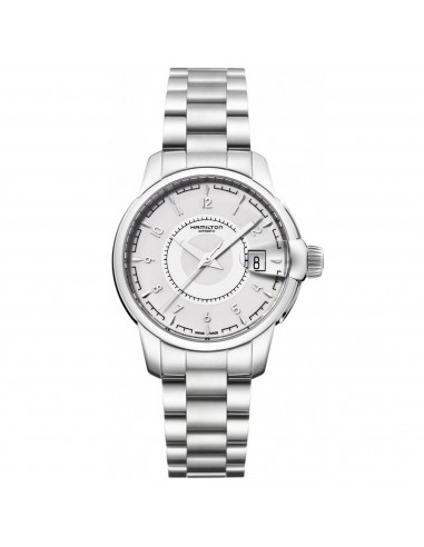 Hamilton Women's Watch - Timeless Classic Railroad Automatic Silver Dial | H40415115 français