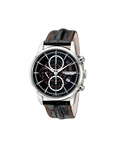 Hamilton Men's Watch - American Classic Railroad Chronograph Black Dial | H40656731 Les êtres humains sont 