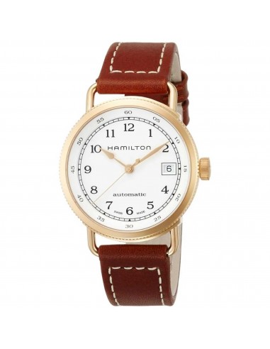 Hamilton Men's Watch - Khaki Navy Pioneer Automatic White Dial Strap | H78205553 Vous souhaitez 