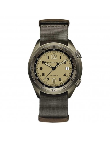 Hamilton Men's Watch - Khaki Aviation Pilot Pioneer Aluminum Case | H80435895 s'inspire de l'anatomie humaine