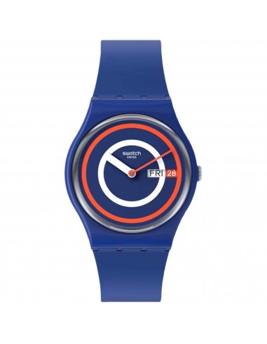 Swatch Unisex Watch - The January Swatch Blue to Basics Silicone Strap | SO28N703 des créatures d'habitude