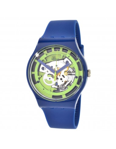 Swatch Unisex Quartz Watch - Monthly Drops Green Anatomy Dark Blue Strap | SUON147 Les êtres humains sont 