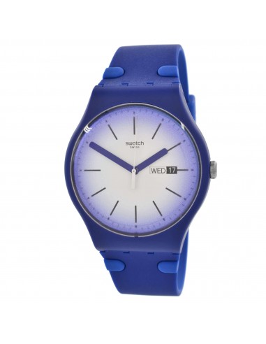 Swatch Unisex Watch - The September Violet Verbena Quartz Silicone Strap | SUON716 Comment ça marche