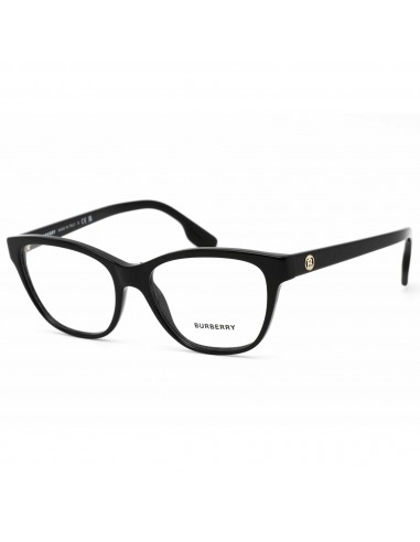 Burberry Women's Eyeglasses - Full Rim Cat Eye Frame Clear Demo Lens | BE2346 3001 votre