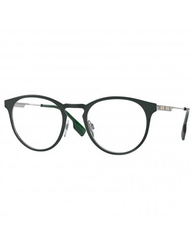 Burberry Men's Eyeglasses - Green Metal Full Rim Frame Clear Demo Lens | BE1360 1327 de France