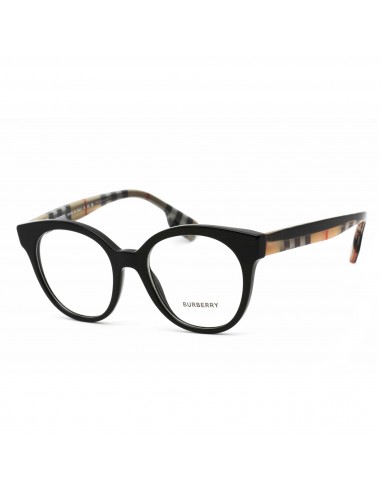 Burberry Women's Eyeglasses - Black Round Full Rim Plastic Frame - 0BE2356F 3942 le concept de la Pate a emporter 