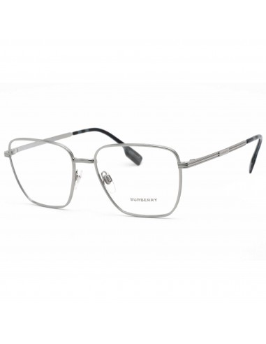 Burberry Men's Eyeglasses - Gunmetal Square Full Rim Metal Frame | 0BE1368 1003 soldes