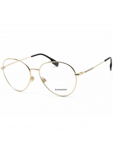 Burberry Women's Eyeglasses - Light Gold Full Rim Frame Clear Demo Lens | 0BE1366 1109 En savoir plus