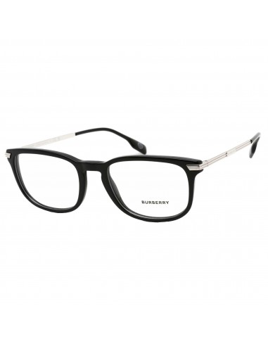 Burberry Men's Eyeglasses - Black Rectangular Frame Clear Demo Lens | 0BE2369 3001 sur le site 