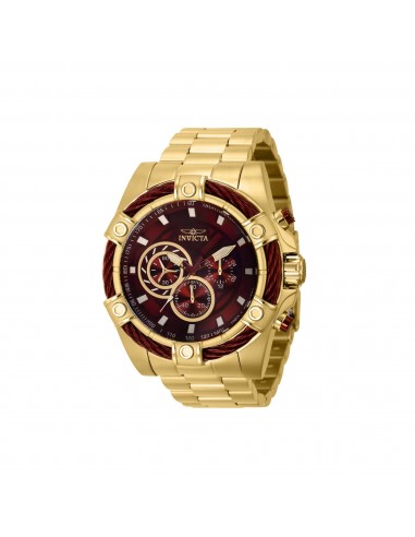 Invicta Men's Watch - Bolt Quartz Chrono Yellow Gold Stainless Steel Bracelet | 40776 les ligaments